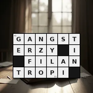 Rozwiązanie krzyżówki: komedia z gustawem holoubkiem - gangsterzy i filantropi | hasła, synonimy i podpowiedzi Hasło krzyżówkowe komedia z gustawem holoubkiem - gangsterzy i filantropi – rozwiązanie, synonimy, podpowiedzi i definicje krzyżówkowe